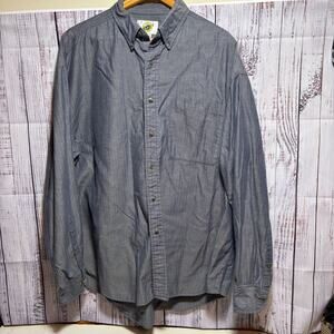 Vintage Field Gear Shirt Men’s XXL Made in Hong Kong Gray 100% Cotton
